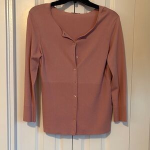 Chic Mauve Button Down Women's Cardigan